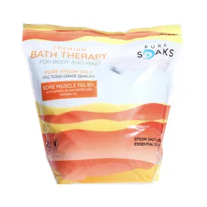 Pure Soaks Bath Therapy Salts - Sore Muscle Relief 3.75kg