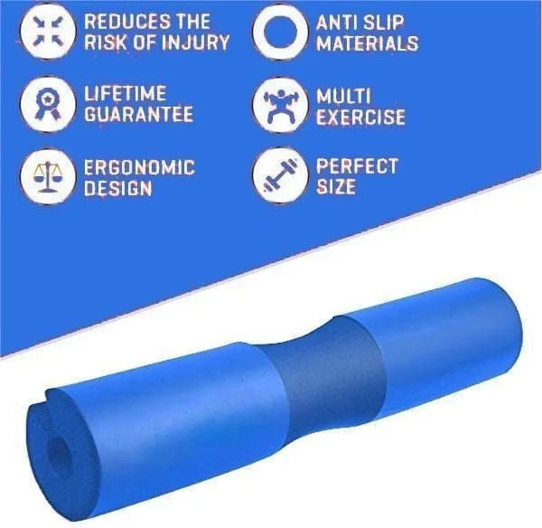 quat Pad for Barbell  Comfortable Foam Cushion for Hip Thrusts & Lunges