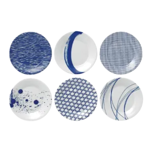 Royal Doulton Pacific Blue Tapas Plate Set