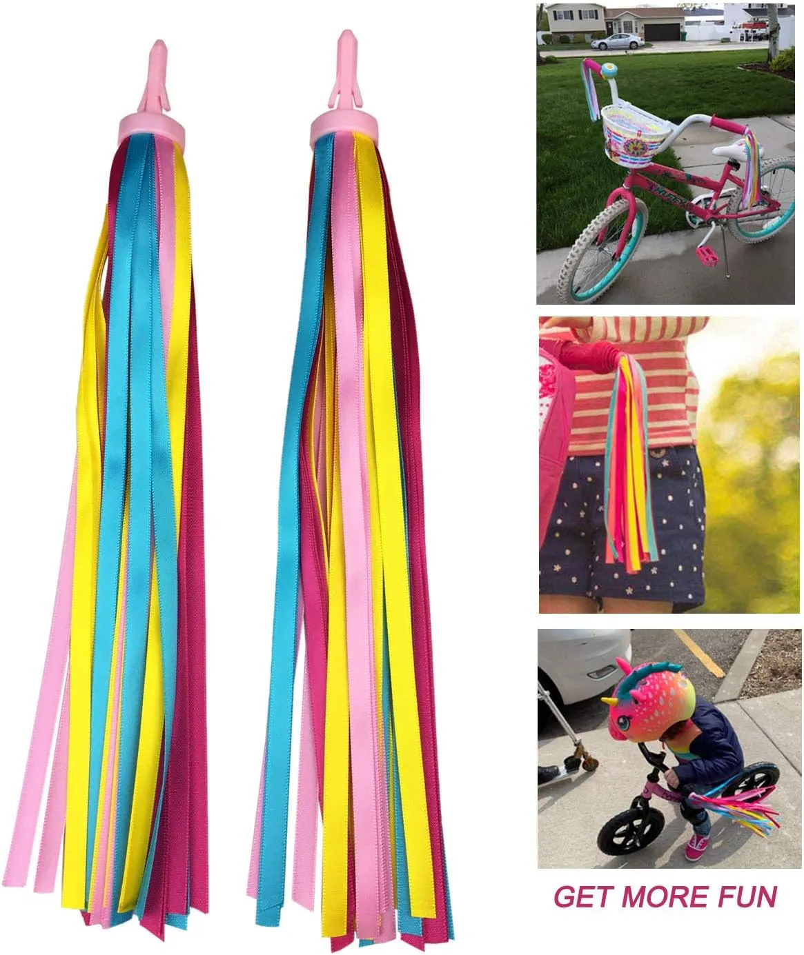 Rubans Multicolores pour Vlo - Fitnessterapy