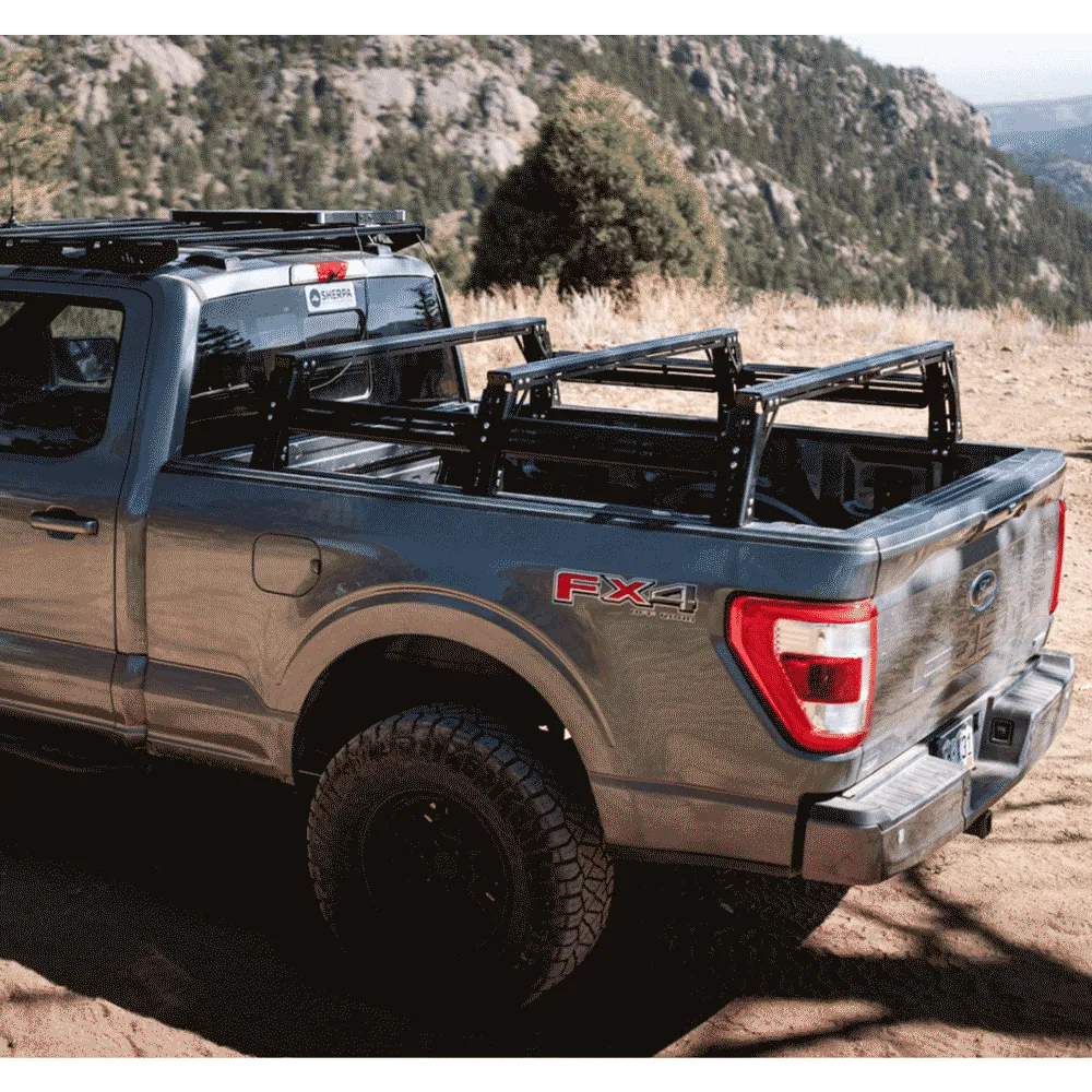 Sherpa - Mid-Height Pak System Bed Rack - Toyota Tacoma (2005-2023), (2024 )