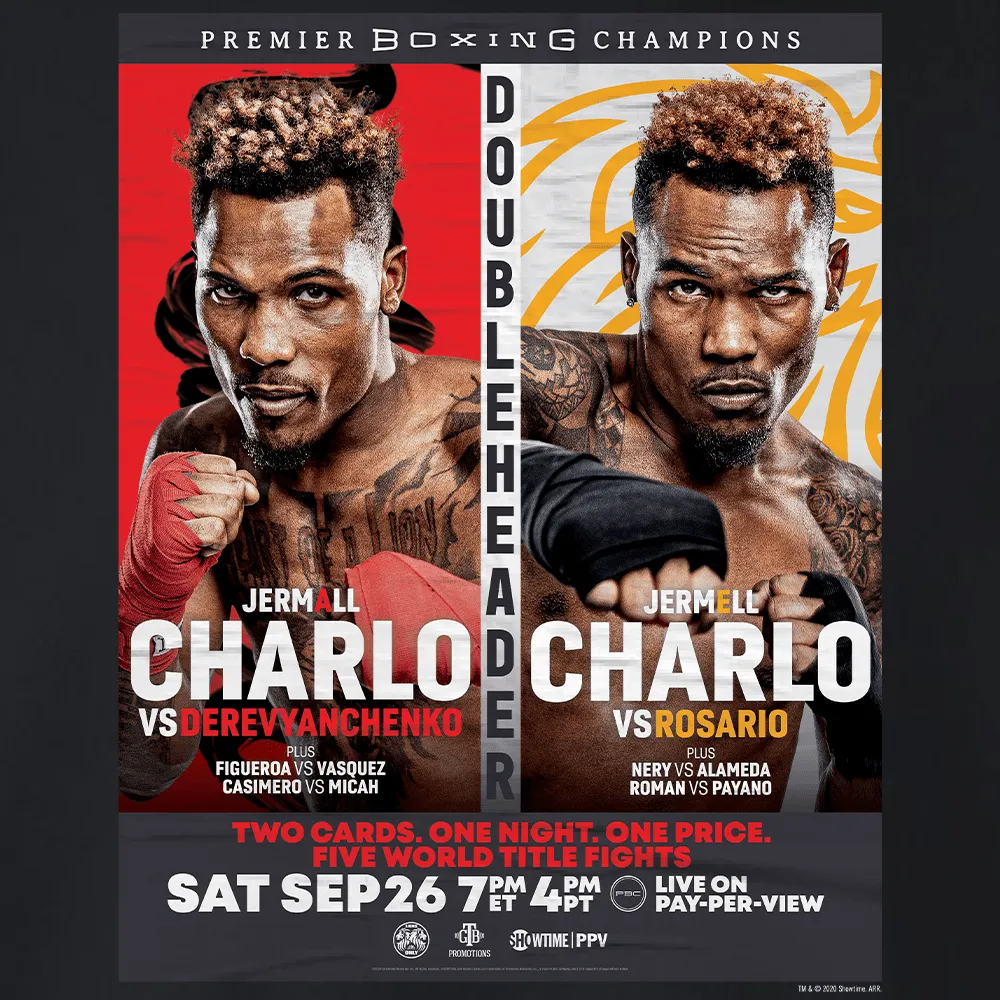 SHO Championship Boxing Charlo Doubleheader Fleece Crewneck Sweatshirt
