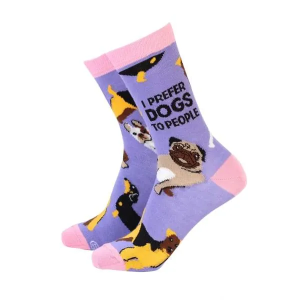Socks I prefer Dogs to People