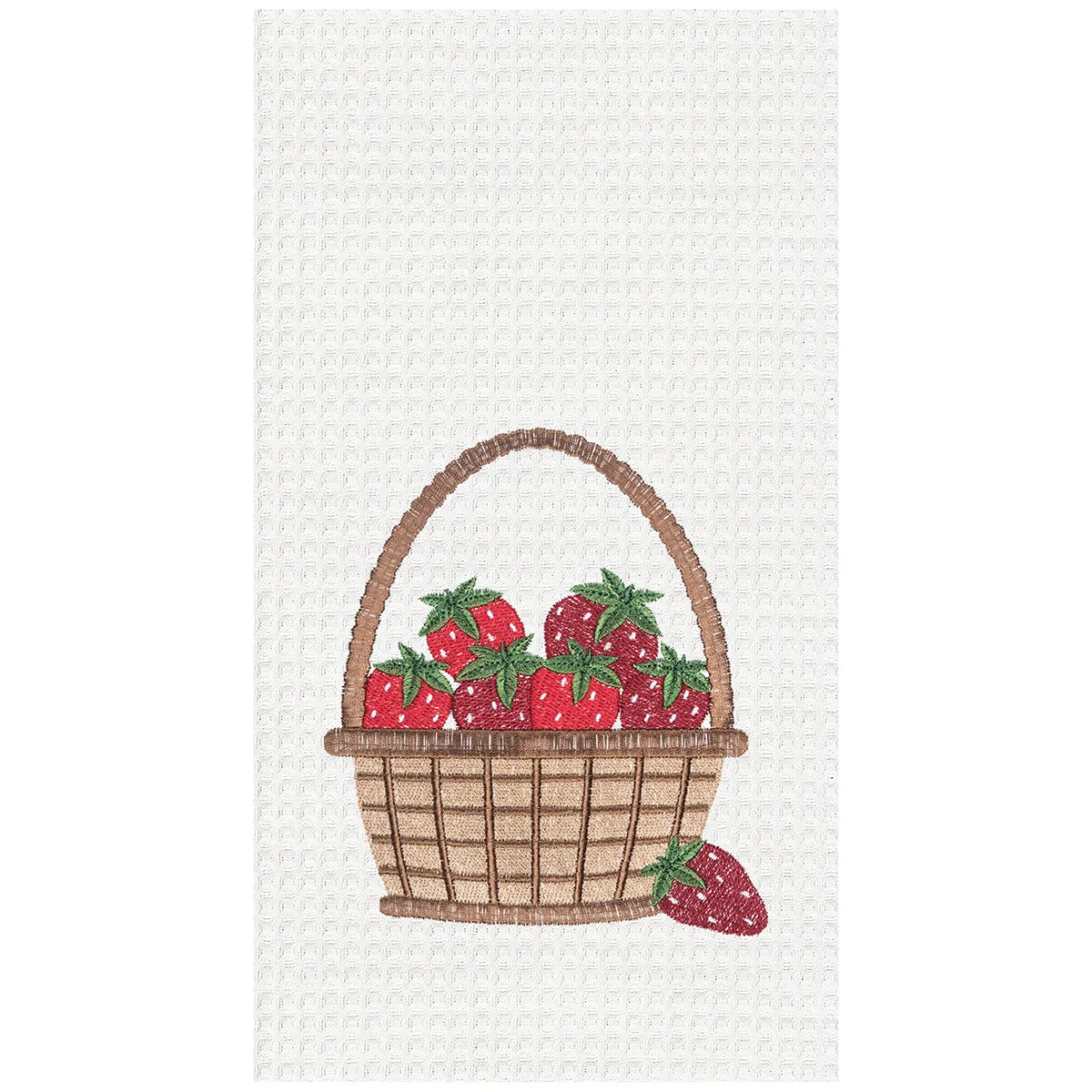 Strawberry Basket Kitchen Towel