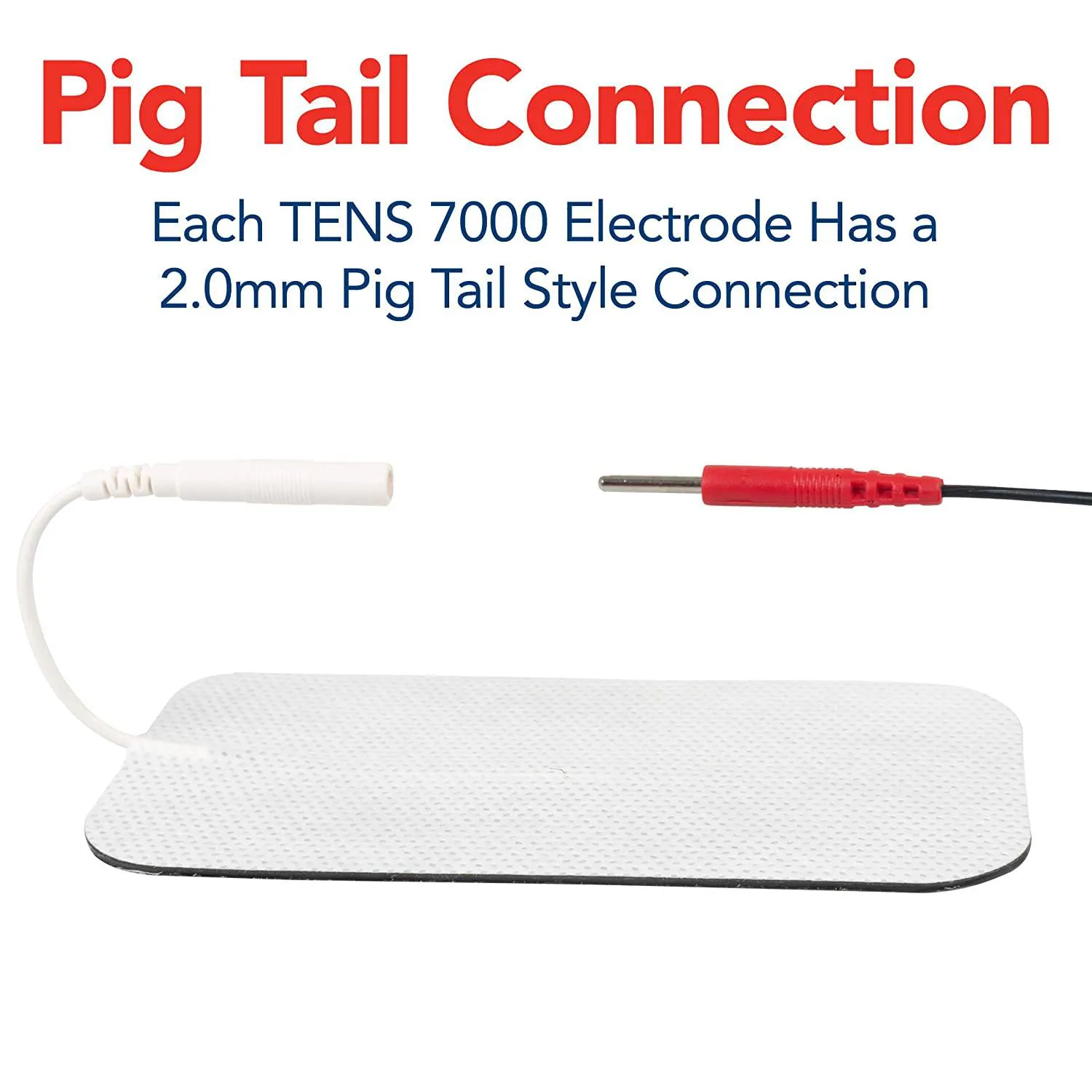 TENS 7000 Official TENS Unit Pads - 2" x 4" - 16 Count