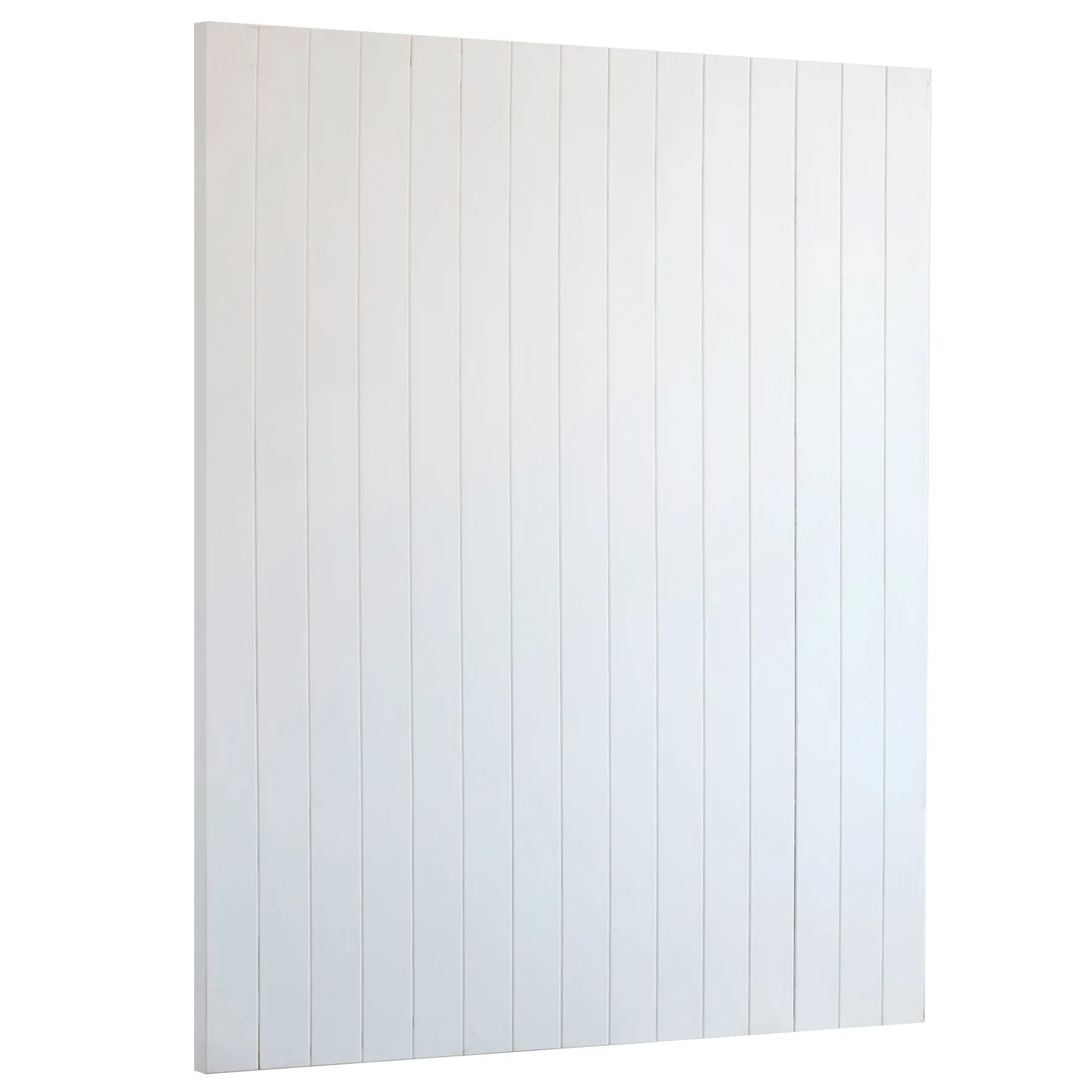 Timber Panel Wall - White