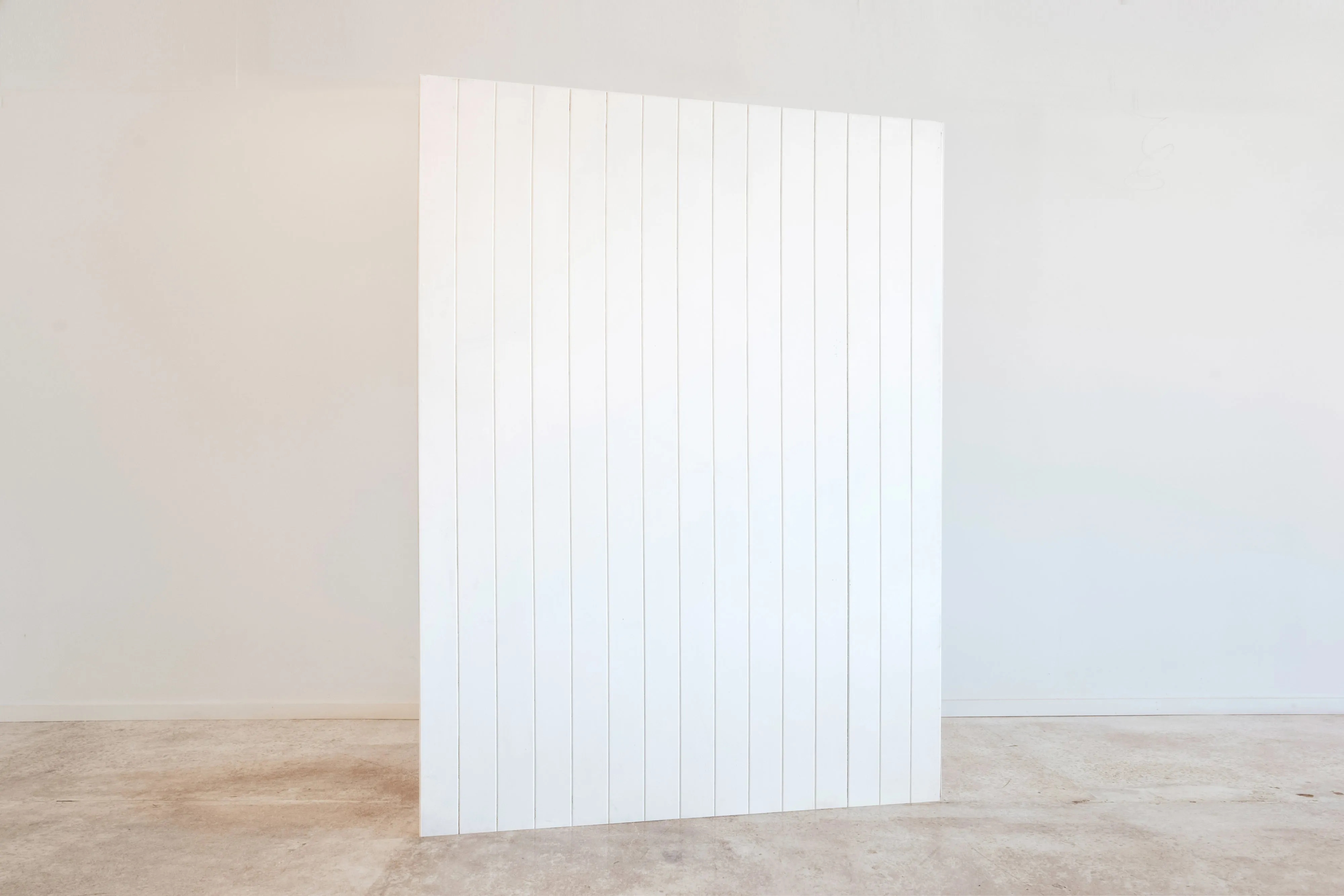 Timber Panel Wall - White