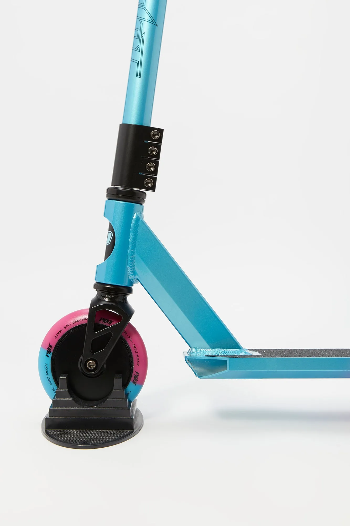 Trottinette X-Park bleue et rose Pivot