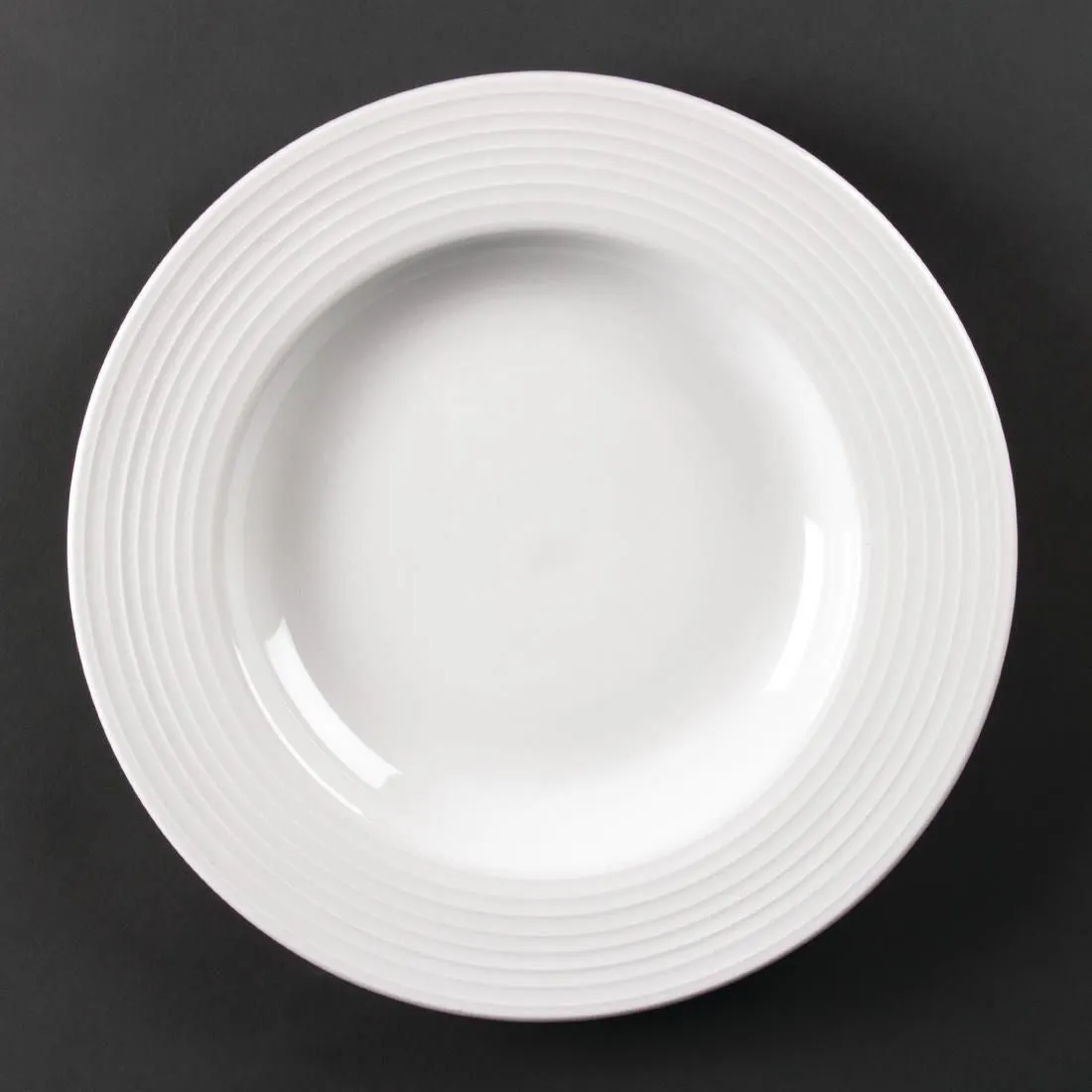 U096 Olympia Linear Pasta Plates 310mm (Pack of 6)