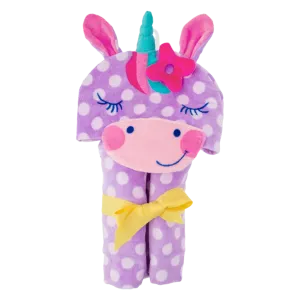 Unicorn Personalised Hooded Beach Towels