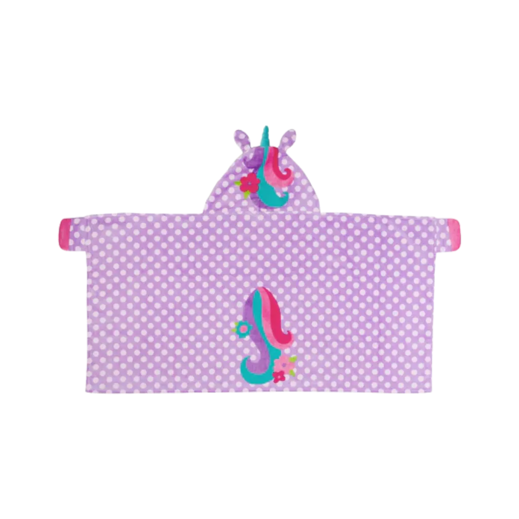 Unicorn Personalised Hooded Beach Towels