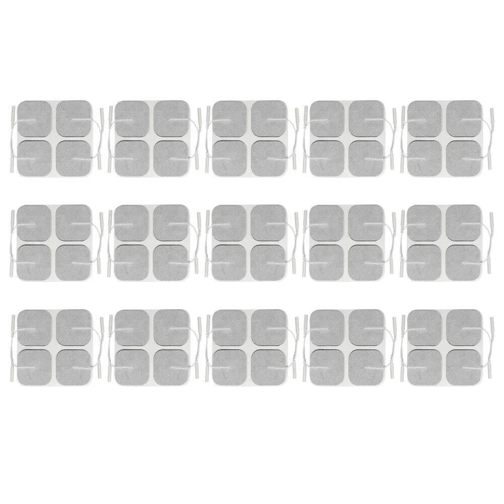 US 60-120 Pc Electrode Patch Self Sticky Muscle Stimulator Non-Irritating Design
