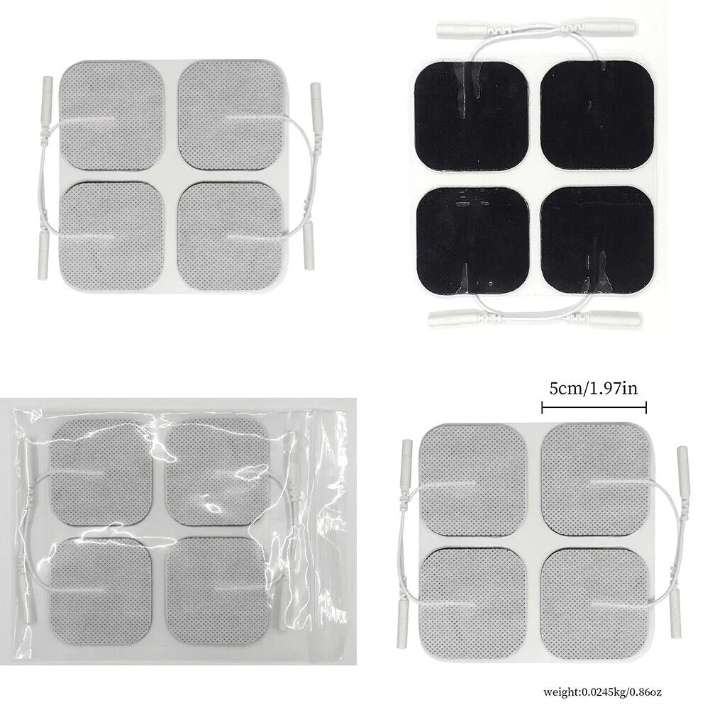 US 60-120 Pc Electrode Patch Self Sticky Muscle Stimulator Non-Irritating Design