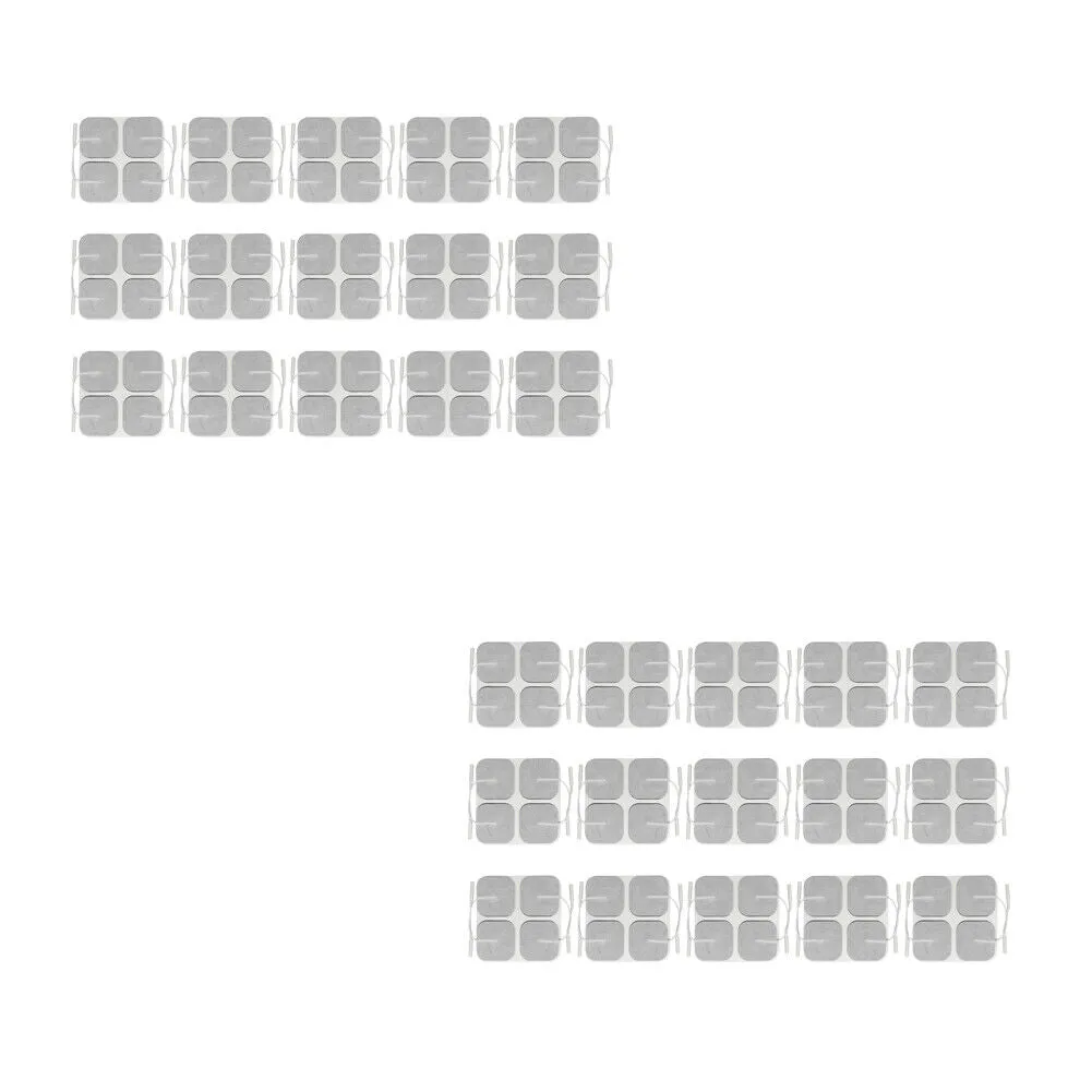US 60-120 Pc Electrode Patch Self Sticky Muscle Stimulator Non-Irritating Design