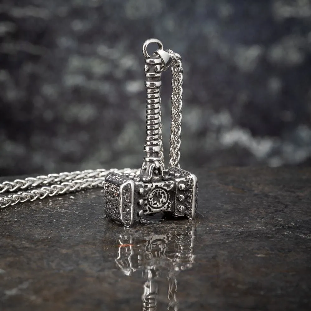 Viking Mjolnir or Thor's Hammer Necklace
