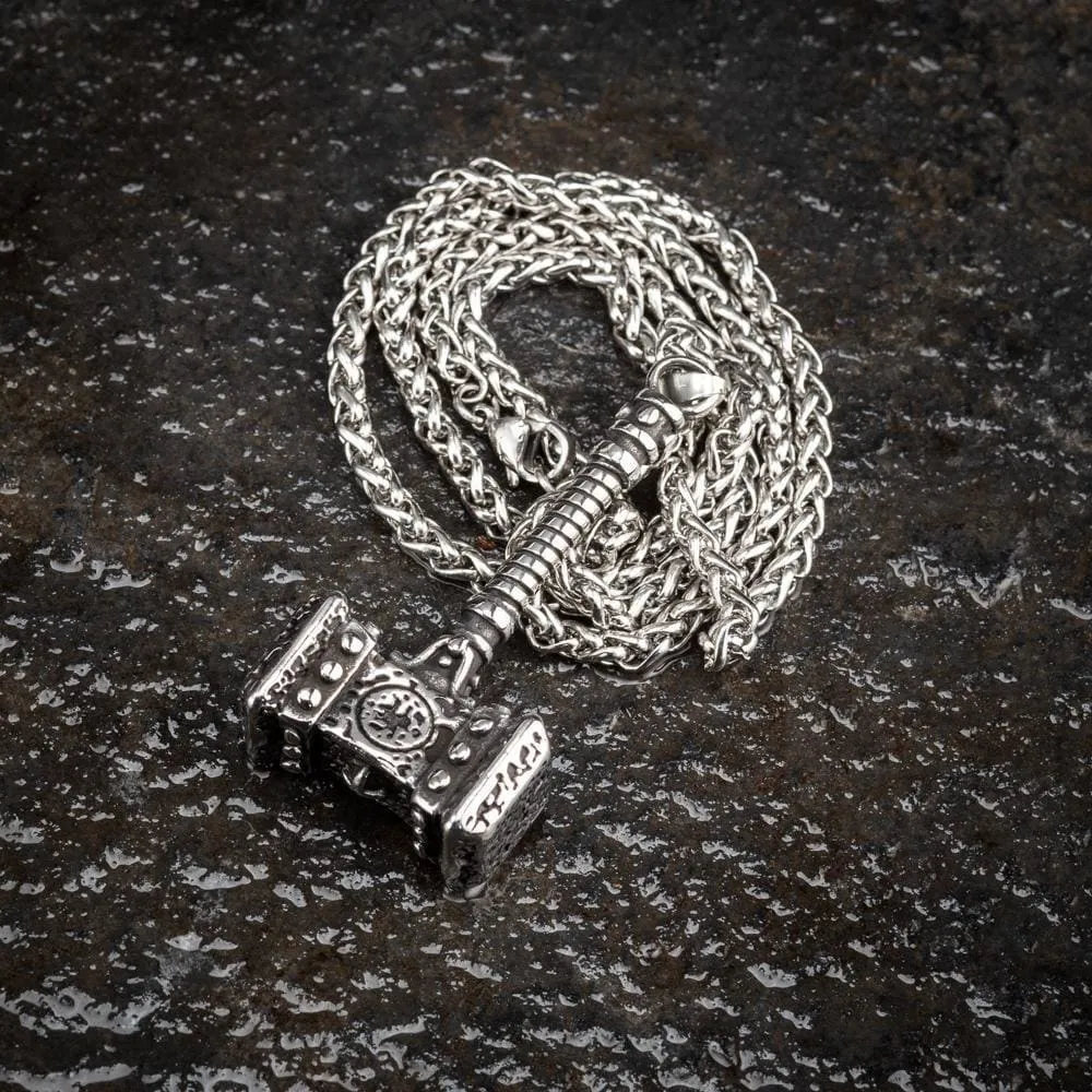 Viking Mjolnir or Thor's Hammer Necklace