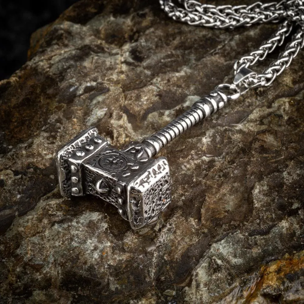 Viking Mjolnir or Thor's Hammer Necklace