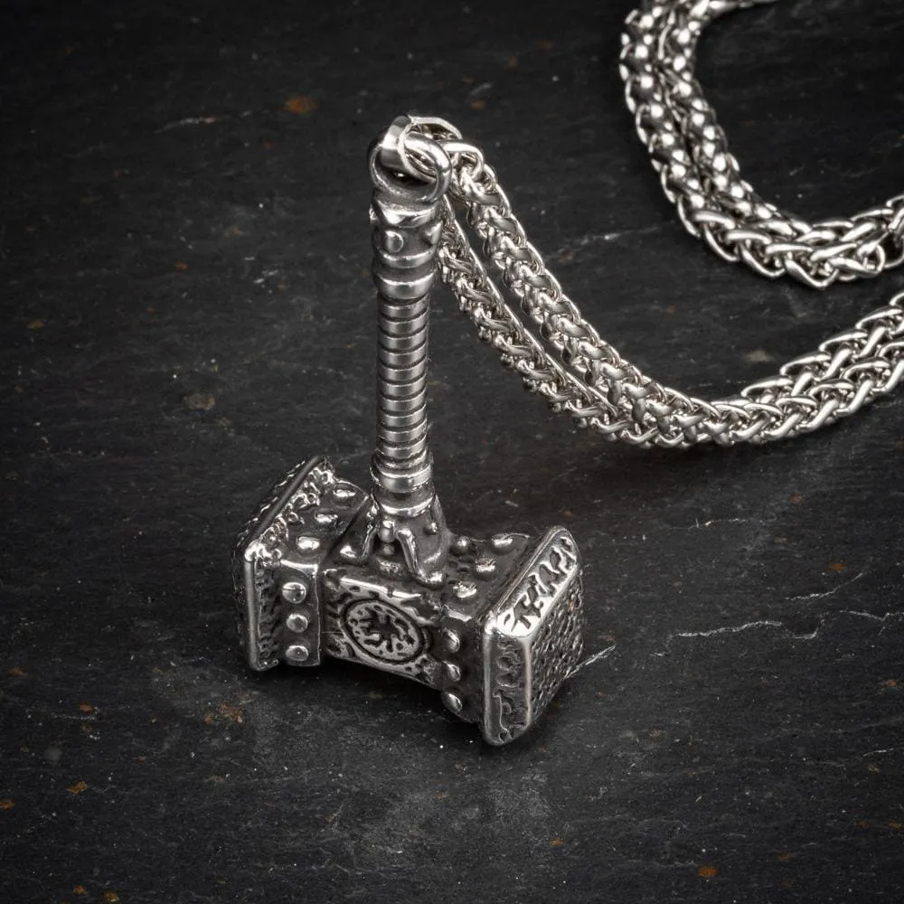 Viking Mjolnir or Thor's Hammer Necklace