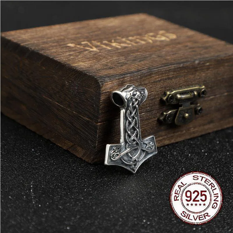 Viking Necklace Mjolnir 925 Silver