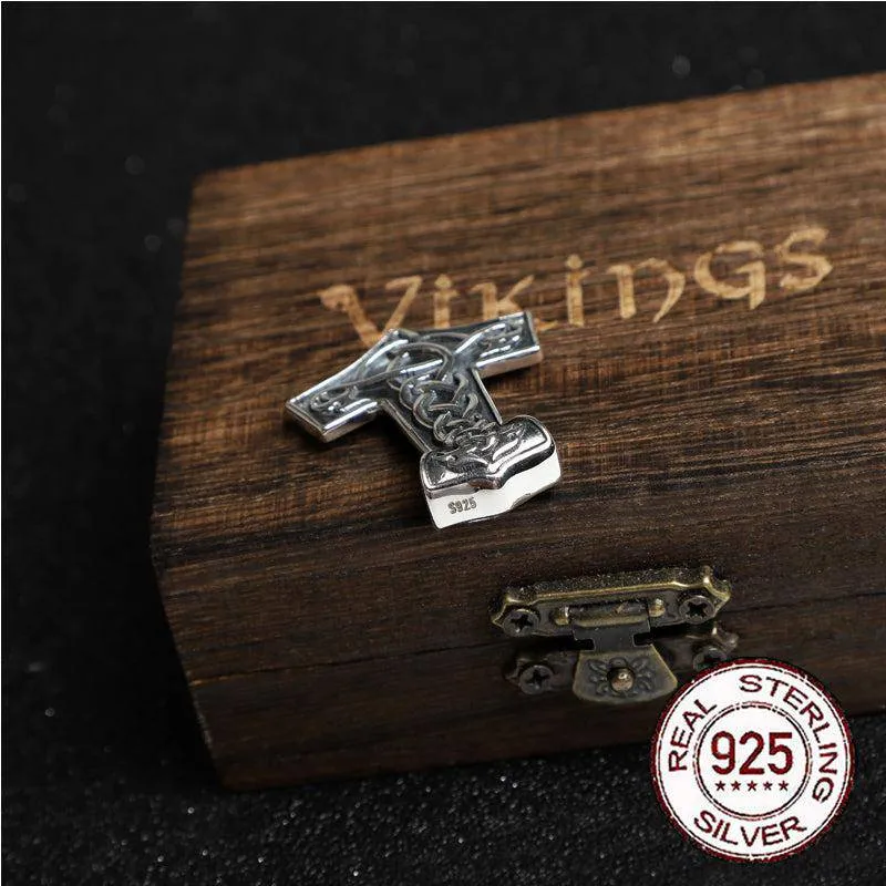 Viking Necklace Mjolnir 925 Silver