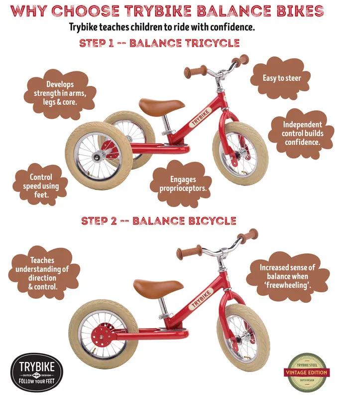 Vintage Trybike - Red