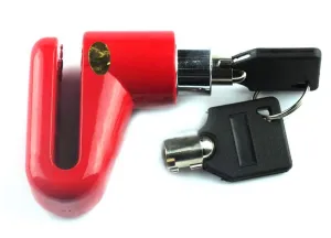 Wheel Padlock Disc Lock Security for Motorcycles Scooters Bikes