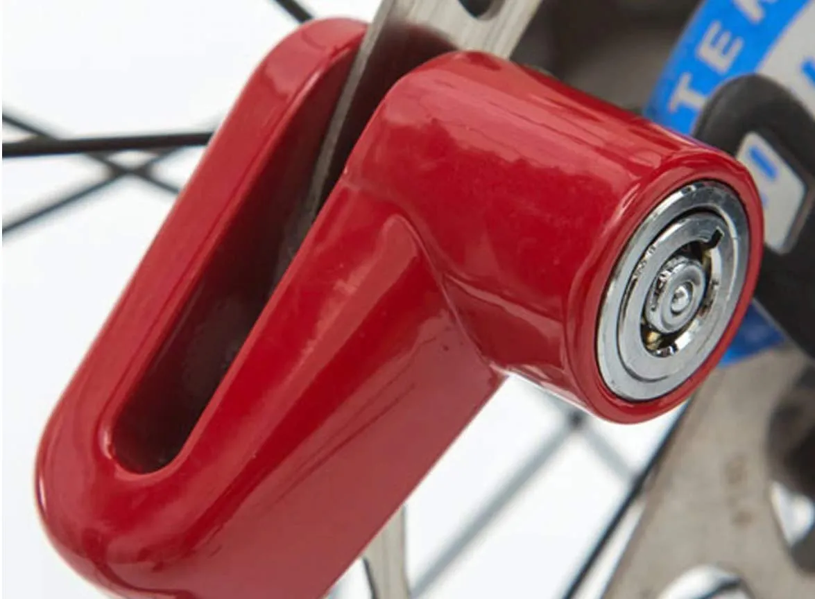Wheel Padlock Disc Lock Security for Motorcycles Scooters Bikes